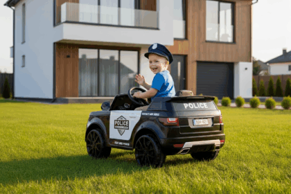 Vaikiškas elektromobilis "Policijos visureigis" - Image 3