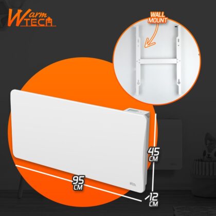 Keraminis - inercinis šildytuvas 2000 W, baltas - Image 5