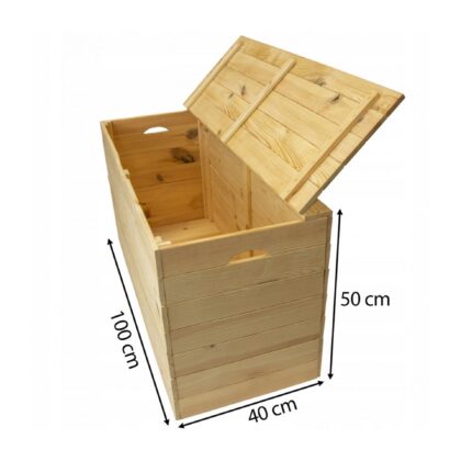 Medinė dėžė, 200 L