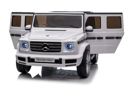 Vaikiškas elektromobilis "Mercedes G500", baltas - Image 10
