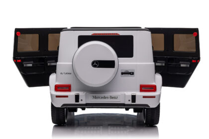 Vaikiškas elektromobilis "Mercedes G500", baltas - Image 6