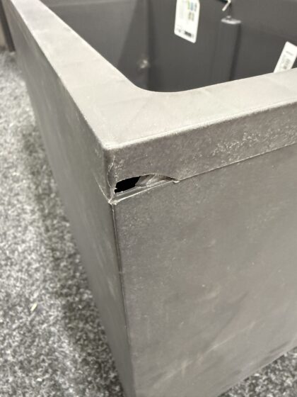 Vazonas "Antracitas" su vandens rezervuaru, 79 cm_prekė su defektu - Image 2