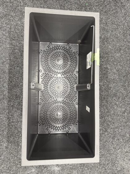 Vazonas "Antracitas" su vandens rezervuaru, 79 cm_prekė su defektu - Image 3