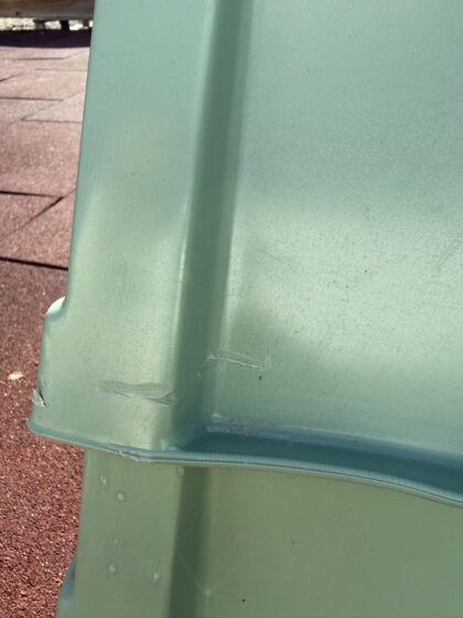 Pastelinė žalia čiuožykla 300 cm_prekė su defektu - Image 2