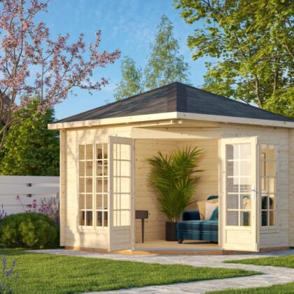 Medinė pavėsinė „Margarita“ 7 m2