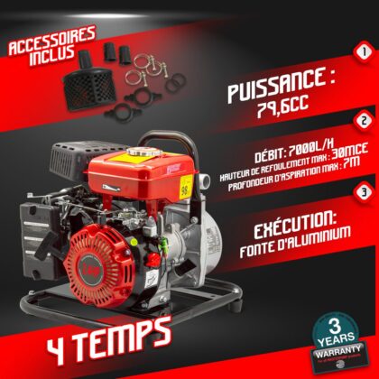 Šiluminis paviršiaus siurblys 79,6Cc