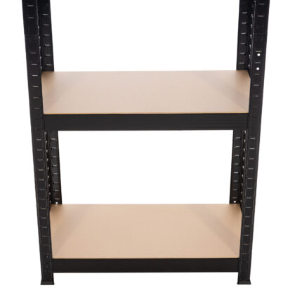 Sandėliavimo lentyna - stelažas 180x90x40 cm, 175 kg, juoda