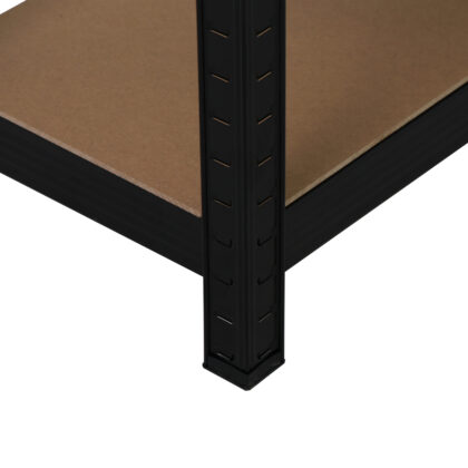 Sandėliavimo lentyna - stelažas 180x90x40 cm, 175 kg, juoda