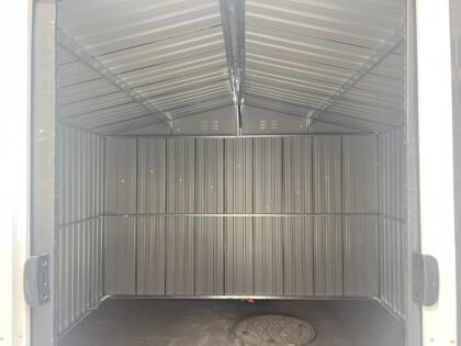 Metalinis sandėliukas, 11,7 m2, antracitas