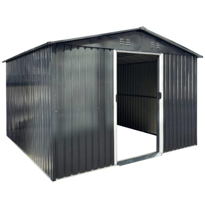 Metalinis sandėliukas, 11,7 m2, antracitas