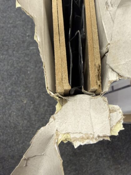 Sandėliavimo lentyna - stelažas, 180x90x40 cm, 175kg, juoda_prekė su defektu - Image 2