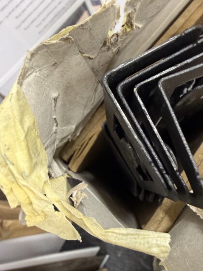 Sandėliavimo lentyna - stelažas, 180x90x40 cm, 175kg, juoda_prekė su defektu - Image 3