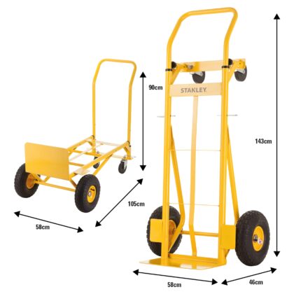 Krovinių vežimėlis Stanley MT519, 200 kg - Image 6