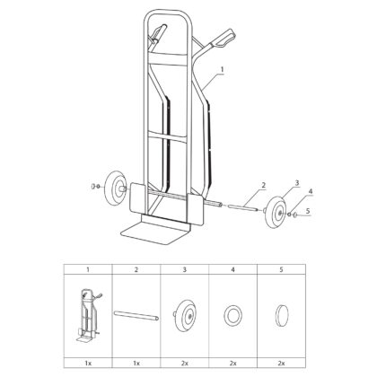 Krovinių vežimėlis Stanley HT525, 200 kg - Image 10