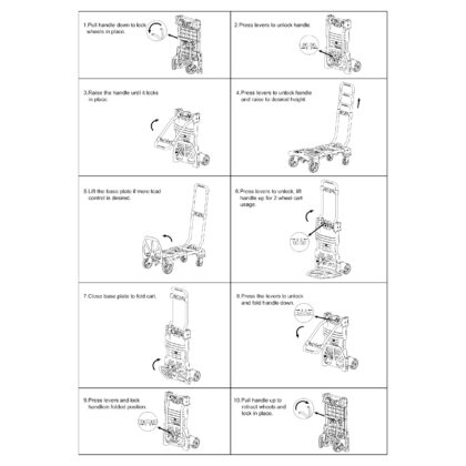 Krovinių vežimėlis Stanley SXWTD-FT585, 137 kg - Image 9