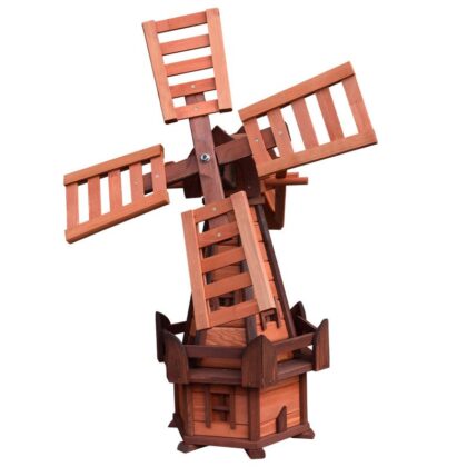 dekoracija "malūnas", raudonmedžio