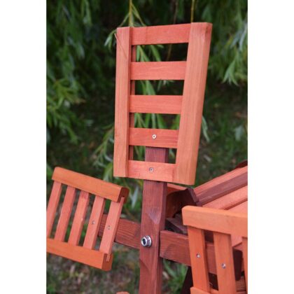 dekoracija "malūnas", raudonmedžio