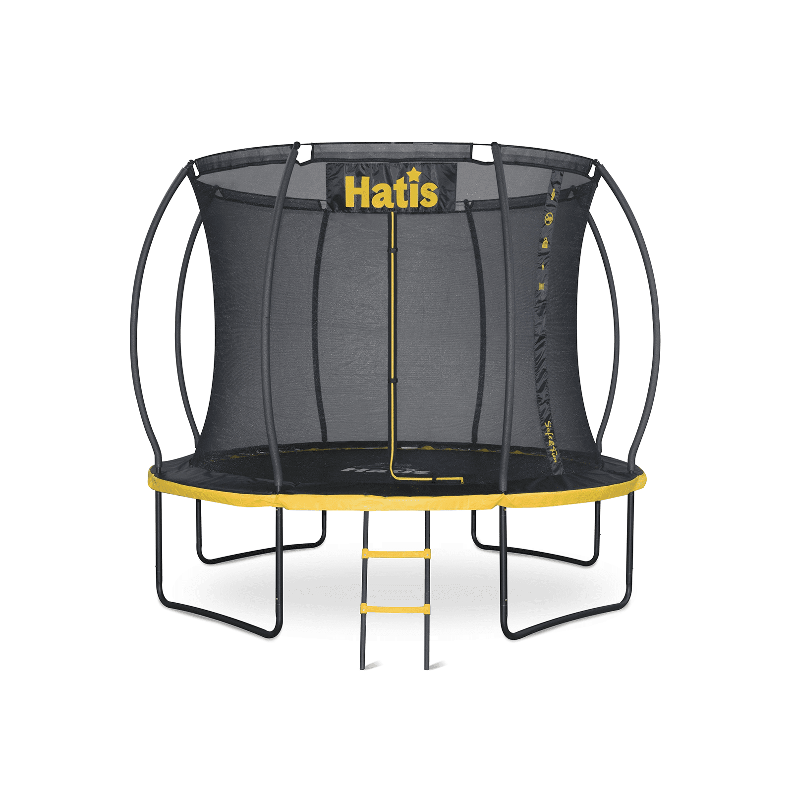 batutas hatis 3 batutas hatis 3,05 m. vidiniu apsauginiu tinklu ir laipteliais