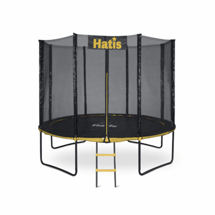 batutas hatis 3,05 m. su apsauginiu tinklu ir laipteliais