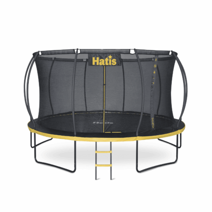 batutas hatis 4,25 m. su vidiniu apsauginiu tinklu ir laipteliais