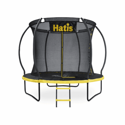 batutas hatis 2,44 m. su vidiniu apsauginiu tinklu ir laipteliais