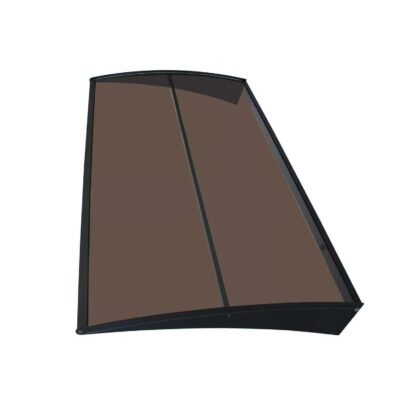 durų stogelis 80 × 120 cm, rudas