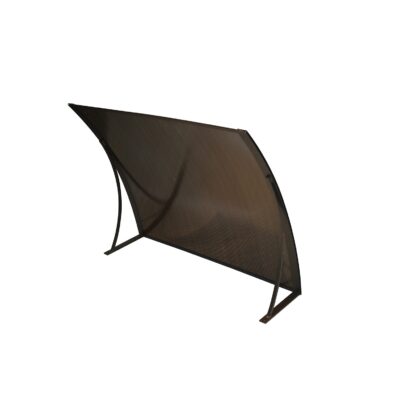 durų stogelis 80 × 120 cm, rudas