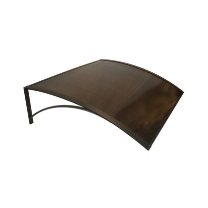 durų stogelis 80 × 120 cm, rudas