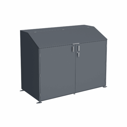 metalinė dviračių saugykla, 200 x 100 cm