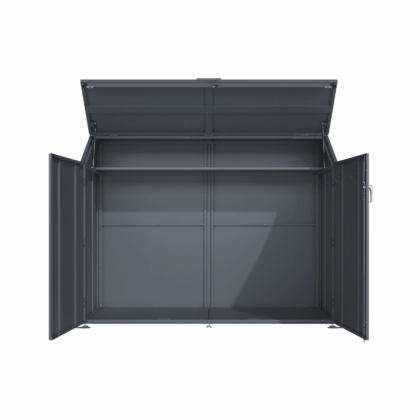 metalinė dviračių saugykla, 200 x 100 cm