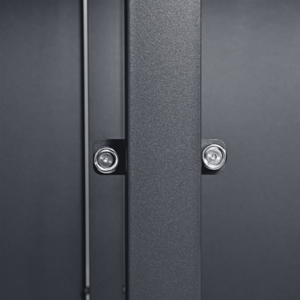 metalinė konteinerio stoginė, triguba, su pedalu, antracito