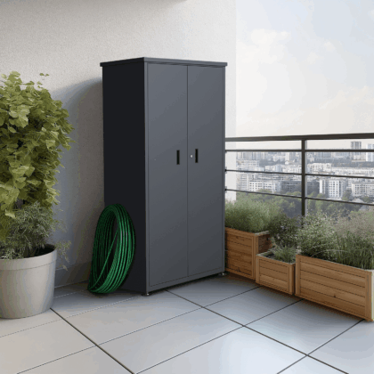 metalinė sandėliavimo spintelė, 90 x 65 x 185.5 cm