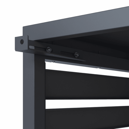 metalinės apsauginės lauko bloko grotelės