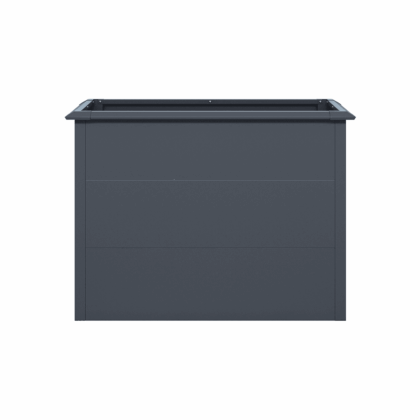 metalinis vazonas, 100 x 50 x 77 cm, antracito