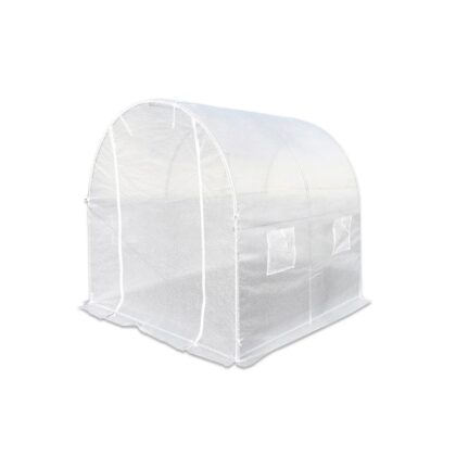 Šiltnamis su armuota plėvele, 4 m2, 2x2 m, baltas