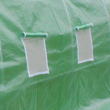 Šiltnamis su armuota plėvele, 7 m2, 3,5x2 m, žalias