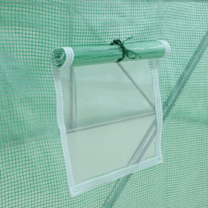 Šiltnamis su armuota plėvele, 10 m2, 4x2.5 m, žalias