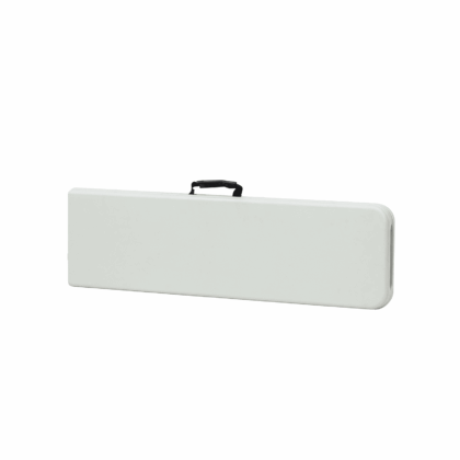 sulankstomas lauko suolas, 180 x 28 x 43 cm, baltas