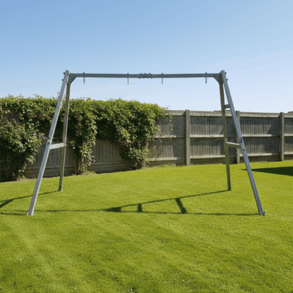 metalinis sūpynių rėmas „double swing“, antracito