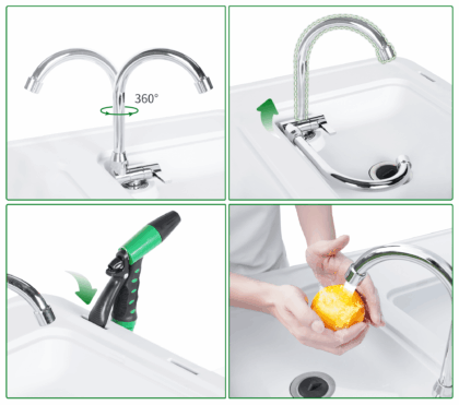 universalus sulankstomas lauko stalas su lentyna, 108 x 58 x 92 cm