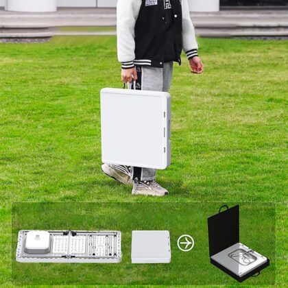 universalus sulankstomas lauko stalas, 127 x 68.5 x 91.5 cm