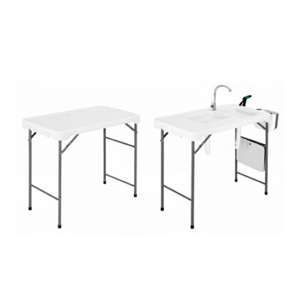 universalus sulankstomas lauko stalas, 108 x 58 x 92 cm