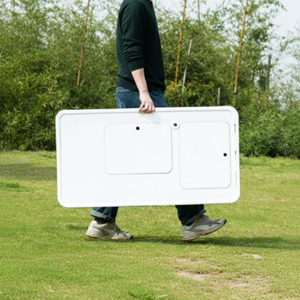 universalus sulankstomas lauko stalas, 108 x 58 x 92 cm