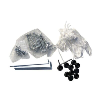 Šiltnamis su armuota plėvele, 24 m2, 8 x 3 m, baltas