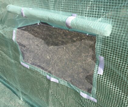 Armuota šiltnamio plėvelė, 2,5 x 4 m, žalia