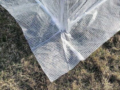 Armuota šiltnamio plėvelė, 2 x 3,5 m, balta