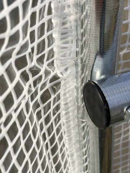 Armuota šiltnamio plėvelė, 2 x 3,5 m, balta