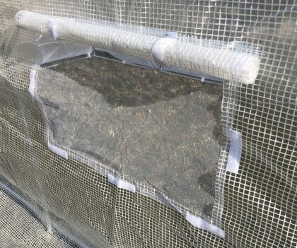 Armuota šiltnamio plėvelė, 2 x 3,5 m, balta