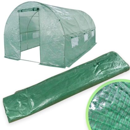 Armuota šiltnamio plėvelė, 2,5 x 4 m, žalia