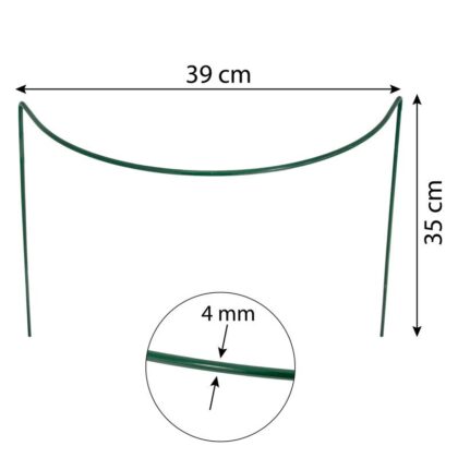 metalinė augalų atrama, 35 cm